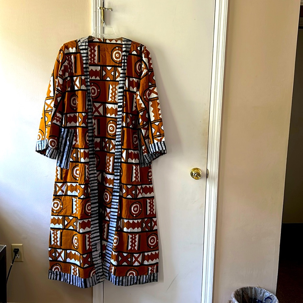 Beautiful African Print Duster!